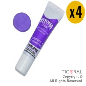 COLORANTE EN GEL VIOLETA x 15 GR (paq x 4 unid)